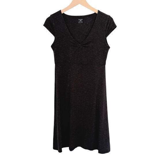 Toad & Co Horny Toad Rosemarie Cap Sleeve Organic Cotton Dress Gray Size S - Picture 2 of 6